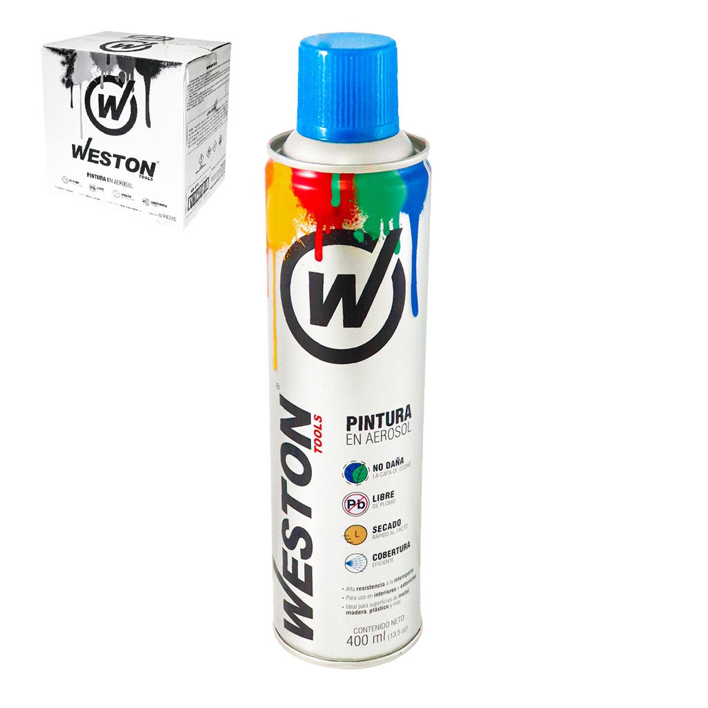 PINTURA AEROSOL AZUL METALICO 400ml