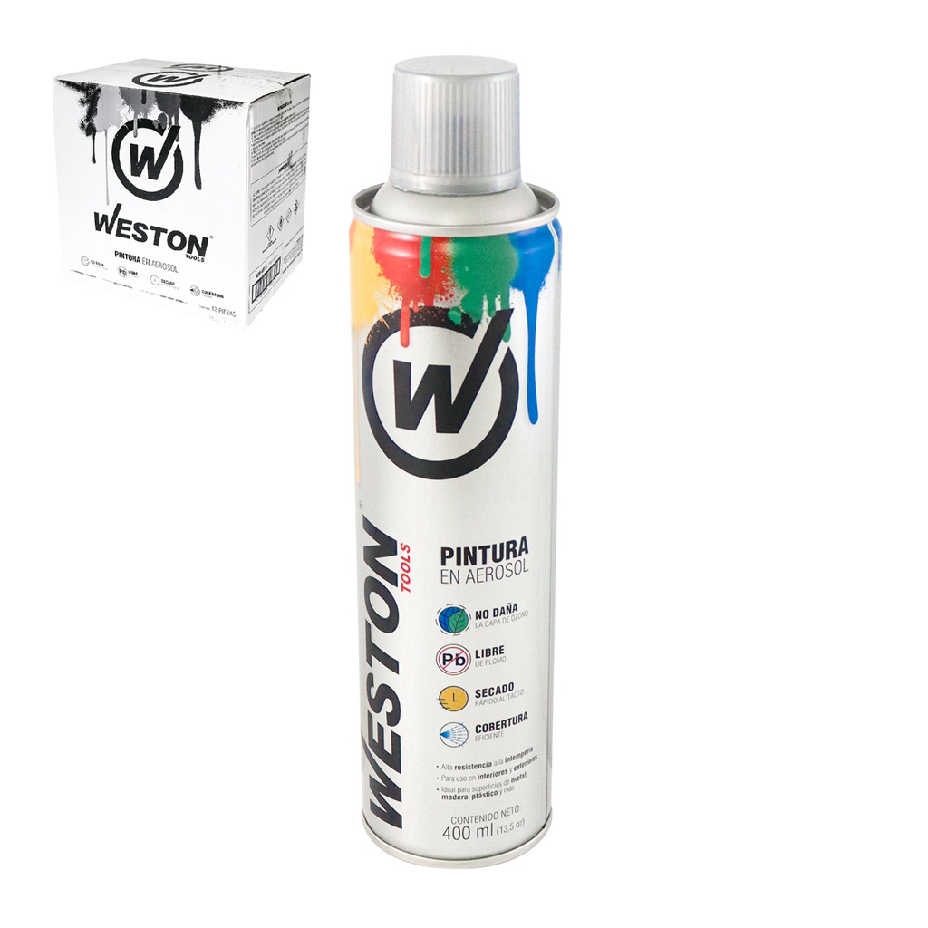 PINTURA AEROSOL ALUMINIO ALTA TEMPERATURA 400ml