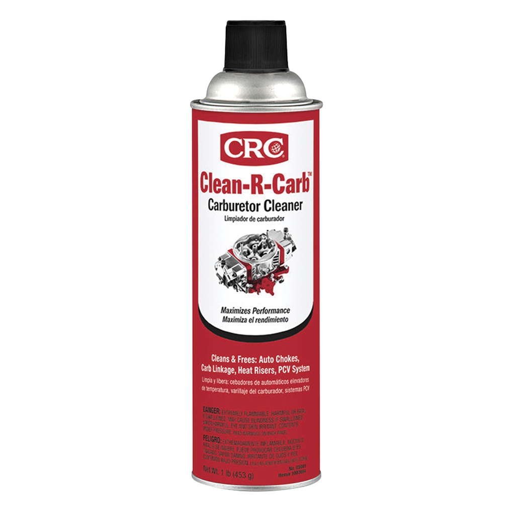 LIMPIADOR DE CARBURADOR  CLEAN -R-CARB 16 OZ AEROSOL (454G)