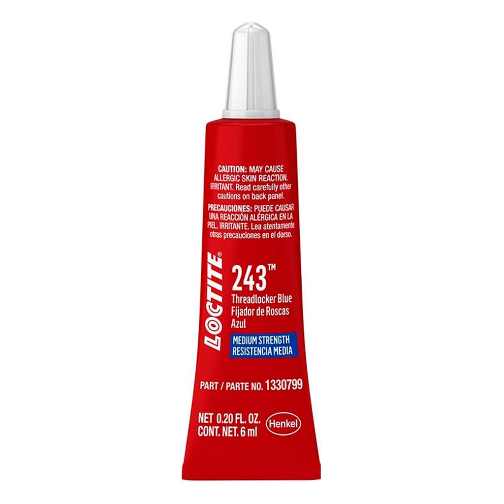 LOCTITE® 243™ FIJADOR DE ROSCAS RESISTENCIA REMOVIBLE 6 ml