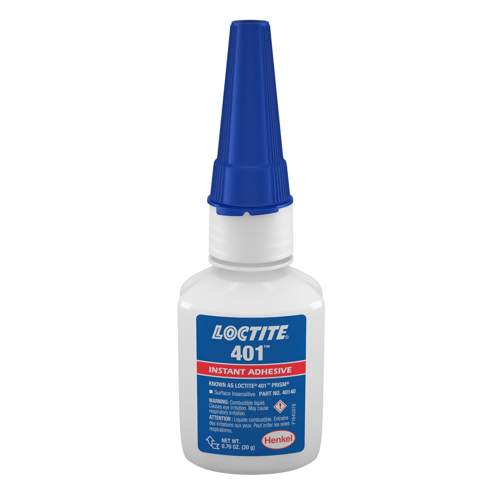 LOCTITE® 401™ ADHESIVO INSTANTANEO PRISM® TRANSPARENTE 20 g