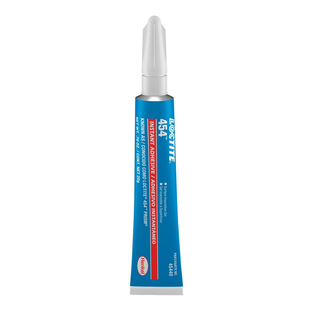 LOCTITE® 454™ ADHESIVO INSTANTANEO PRISM® INSENSIBLE A SUPERFICIES 20 g