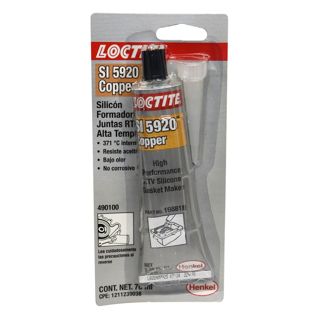 LOCTITE® 5920™ ALTO DESEMPEÑO FORMADOR DE JUNTAS 70 ml