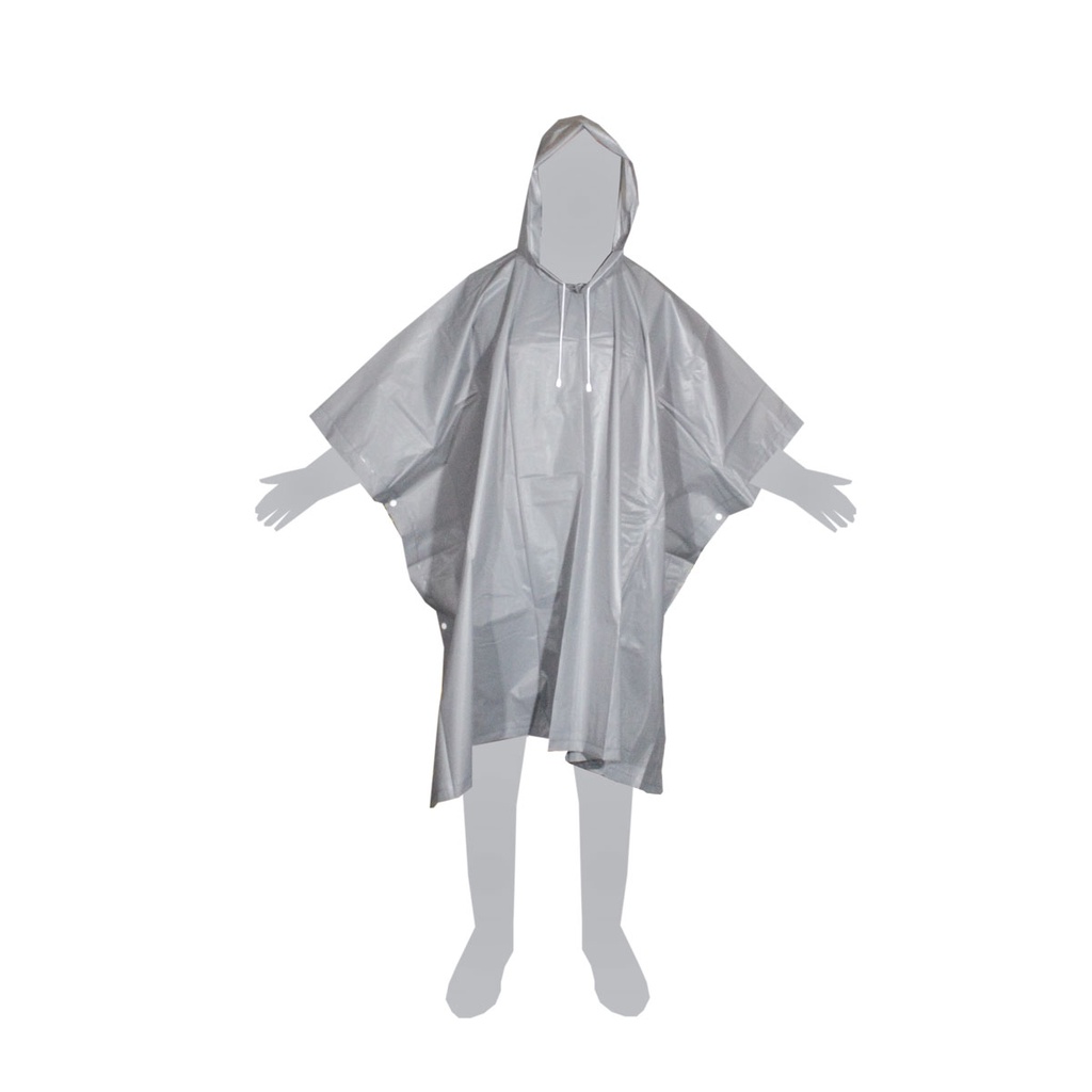 PONCHO IMPERMEABLE ECONOMICO 0.12MM UNITALLA