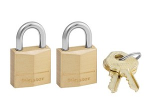 120T CANDADO LATON 19MM  2 PAC
