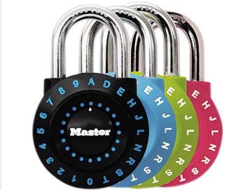 CANDADO COMBINACION SET-YOUR-OWN 1590D VARIEDAD DE COLORES MASTER LOCK