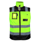 CHALECO EJECUTIVO DE ALTA VISIBILIDAD AMARILLO FLUORESCENTE T/2X
