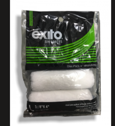 EXITO DUO PACK 4" MICROFIBRA 2PZ / L 3/8"X 4"/ 19AEX00819