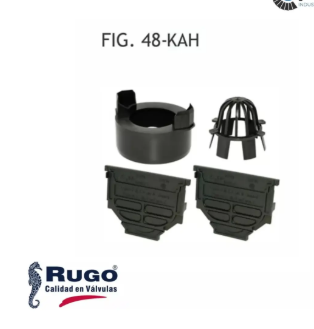 Kit Accesorios Hexaline Negro Rugo 48-kah
