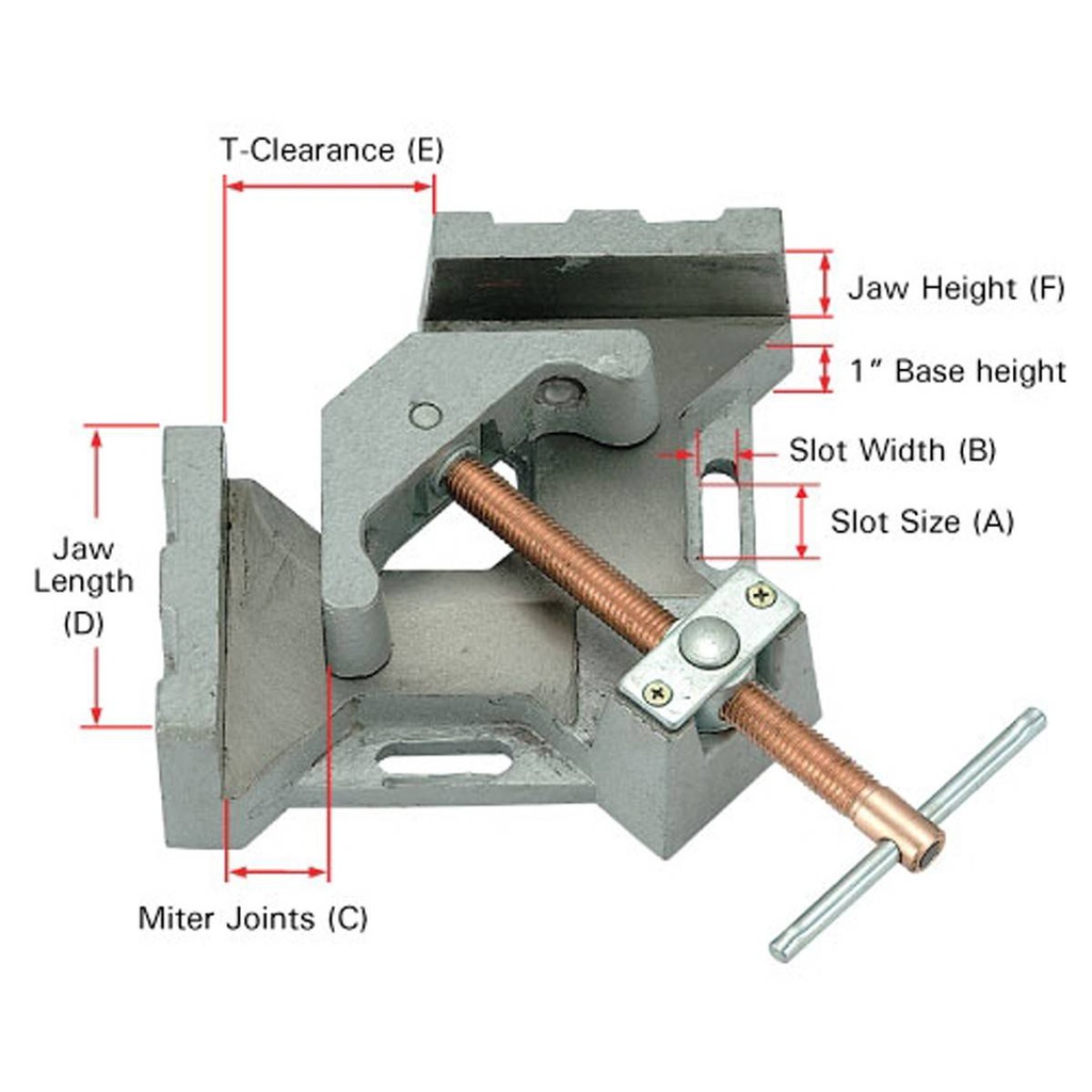 PRENSA SUJ. ANG. 2 EJES .94&quot; RANURA