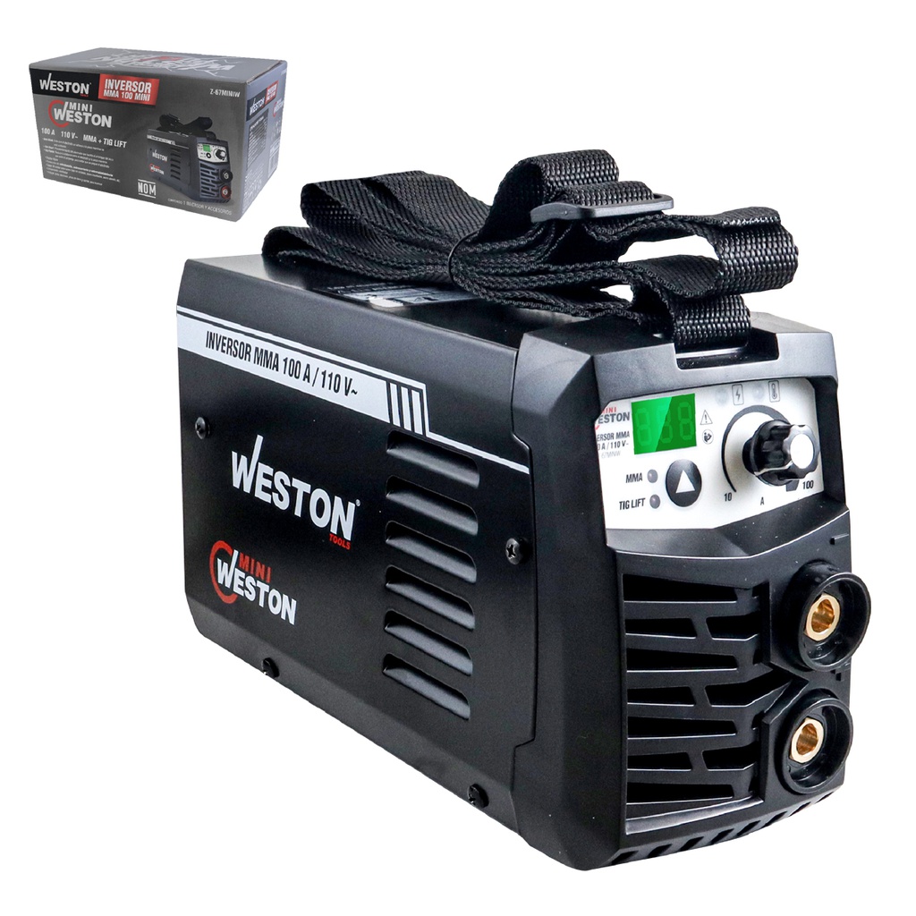 INVERSOR MINI WESTON MMA/TIGLIFT 100A 110V 1FASE