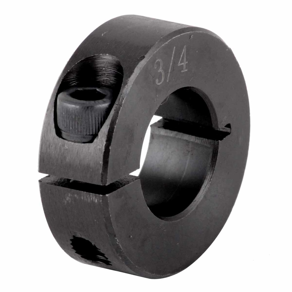 COLLARIN BIPARTIDO NEGRO 3/4”