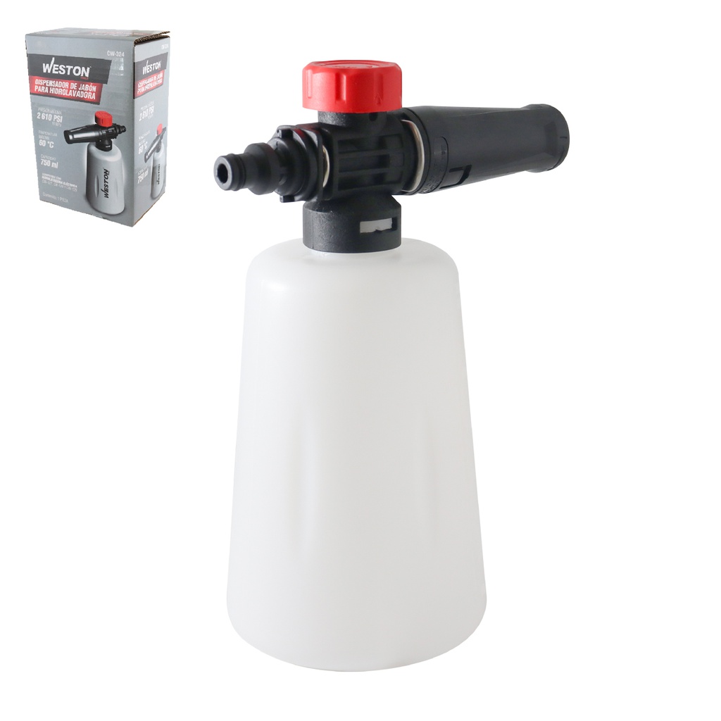 DISPENSADOR DE JABÓN 750ML P/HIDROLAVADORA WESTON CW-127, CW-128 Y CW-129