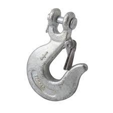 GANCHO FORJADO C/PERNO Y SEGURO 3/8" COLOR ROJO G80