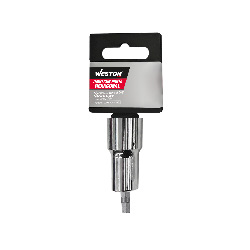 DADO CUADRO 3/8" CON PUNTA HEXAGONAL , 3/16"