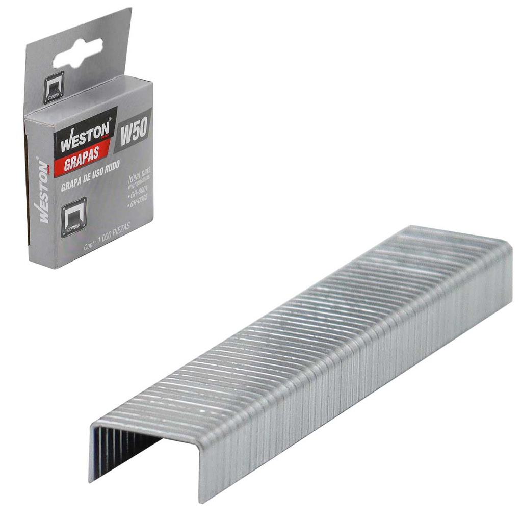 GRAPAS W21 1/4" (6MM) CAJA C/1000PZAS