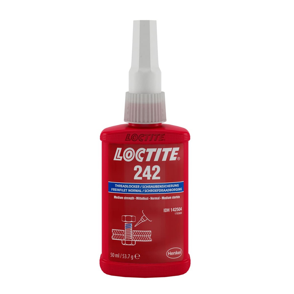 LOCTITE 242 FIJADOR DE ROSCAS RESISTENCIA REMOVIBLE 50 ml