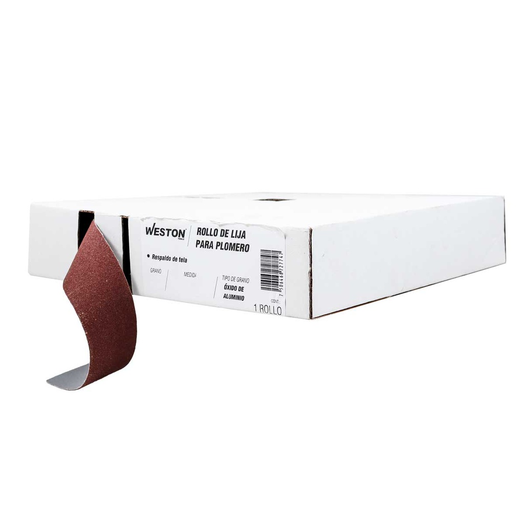 ROLLO DE LIJA P/PLOMERIA AO 1-1/2" X 50YD G100