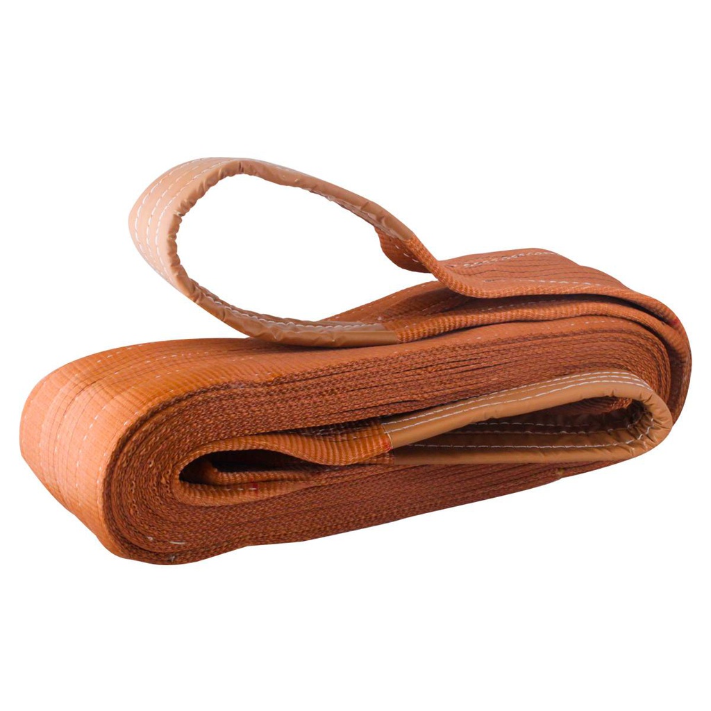 ESLINGA OJO A OJO POLIESTER CAFE 6T 10M  FS 7:1