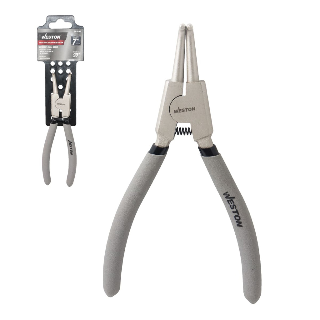 PINZAS DE PUNTA 90° PARA ANILLOS EXTERIOR 7" (CAJA C/6 PZAS - PRECIO X PIEZA)