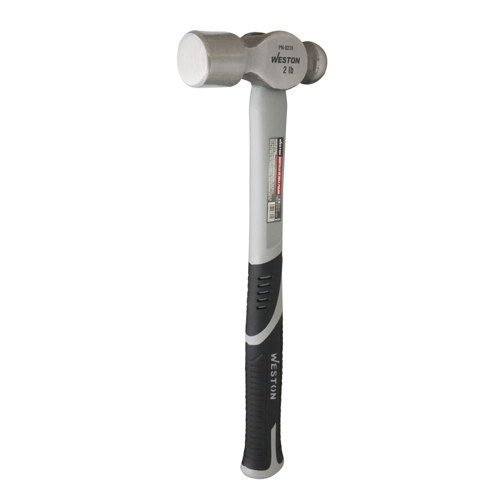 MARTILLO DE BOLA PULIDO 2 LB MANGO 14" DE FIBRA DE VIDRIO