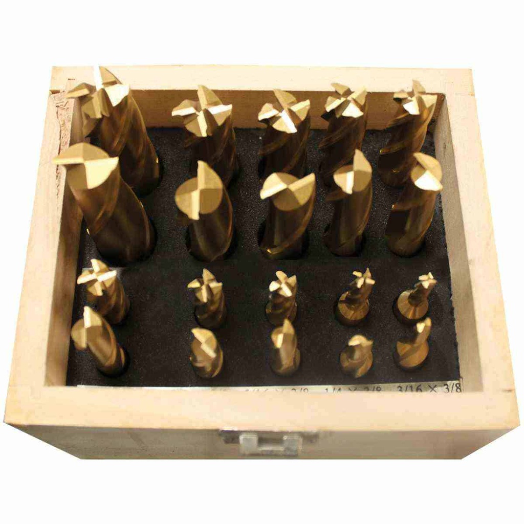 CORTADOR VERTICAL TITANIADO JUEGO  20 PZ.