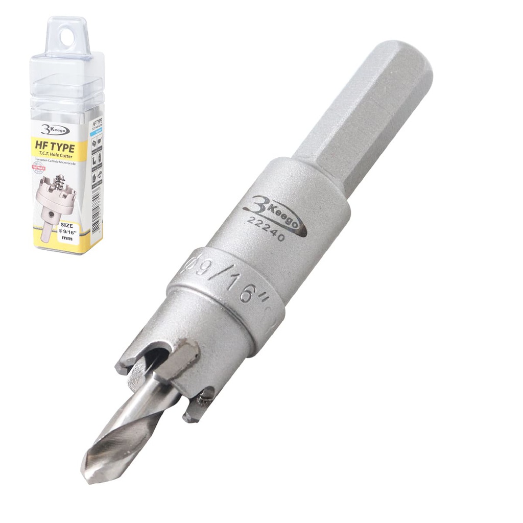 CORTADOR ANULAR TCT TIPO HF 9/16&quot; ZANCO 3/8&quot;