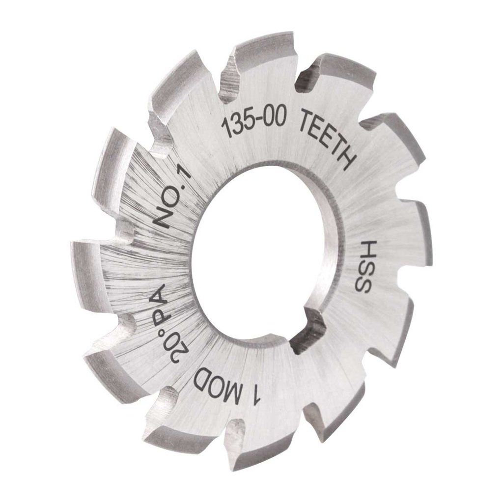 CORTADOR P/ENGRANE 20°MOD.1 JUEGO 8P                2.25" X 1"