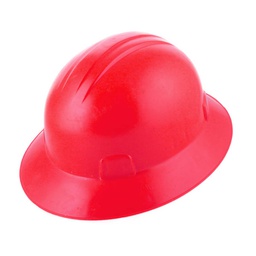 [ST-6-500-417] CASCO DE SEGURIDAD TIPO ALA ANCHA ROJO