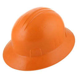 [ST-6-500-432] CASCO DE SEGURIDAD TIPO ALA ANCHA NARANJA