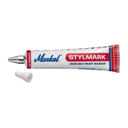 [STM-096652] MARCADOR STYLMARK (DURA BALL) BLANCO (CAJA C/12 - PRECIO X PZA)