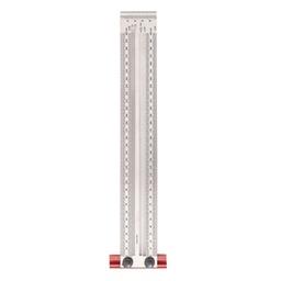 [STWS-1804-5771] REGLA DE PRECISION DE MARCADO EN FORMA DE T DE AC. INOX. 12&quot; CON 1 LAPICERO Y PUNTILLAS