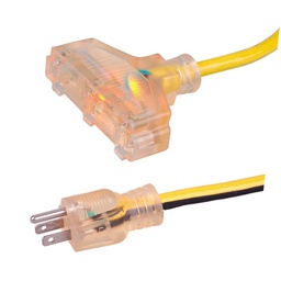 [W-50180] CABLE D/EXTENSION ELEC. SJTW12/3C USO RUDO C/IND. 15M