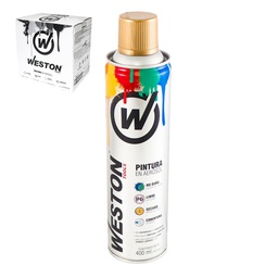 [WM-0215] PINTURA AEROSOL ORO BRILLANTE METALICO 400ml           