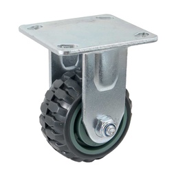 [Y-1170-100] RODAJA DE PU CENTRO PP FIJA TIPO TRACTOR 4&quot; (100*50MM)