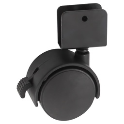 [Y-2136-50] RODAJA TIPO YOYO C/PLACA &quot;U&quot; c/freno 50X46MM (Precio x pieza - Empaque c/4 pzas)
