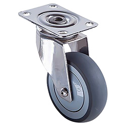[Y-5025-75] RODAJA TPR HORQUILLA DE A. INOX. USO MEDIO GIRATORIA 3'' x 1-1/4''