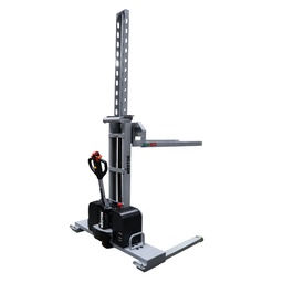 [Y-9110] APILADOR AUTOCARGABLE ELECTRICO CAP.500kg 1.3m LEVANTE C/ELEVACION Y CONDUCCION ELECTRICA