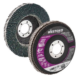 [Z-20356] DISCO LAMINADO WESTON PLUS ZIRCONIO 100% 4 ½" X 7/8" Z60  SUPER ALTA DENSIDAD T27