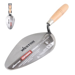 [Z-26045] CUCHARA FORJADA TIPO GUADALAJARA 9" MANGO D/MADERA