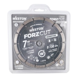 [Z-30155] DISCO DE DIAMANTE RIN SEGMENTADO 7" FORZCUT