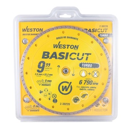 [Z-30220] DISCO DE DIAMANTE RIN TURBO 9" BASICUT
