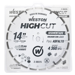 [Z-30225] DISCO DE DIAMANTE RIN SEGMENTADO 14" 10/15