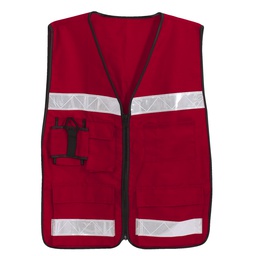 [QB3070] CHALECO RESCATISTA ROJO UNITALLA