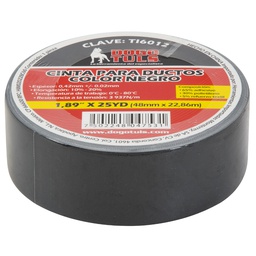 [TI6012] CINTA PARA DUCTOS NEGRA DOGOTULS 2"X25 Y