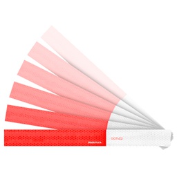 [IM2012] CINTA REFLEJANTE CON 6 TIRAS 11&quot; / 7&quot;