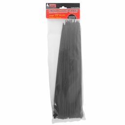 [WL8044] CINTILLA SUJETACABLE 15&quot; NEGRAC/100