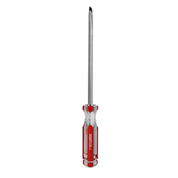 [TO2012] DESARMADOR ACETATO ROJO PLANO 1/4X6