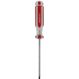 [TO2006] DESARMADOR ACETATO ROJO PLANO 1/8X5