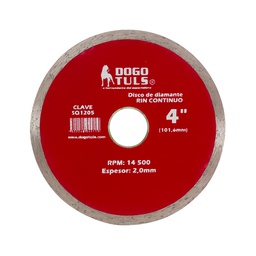 [SQ1205] DISCO DE DIAMANTE RIN CONTINUO 4&quot;
